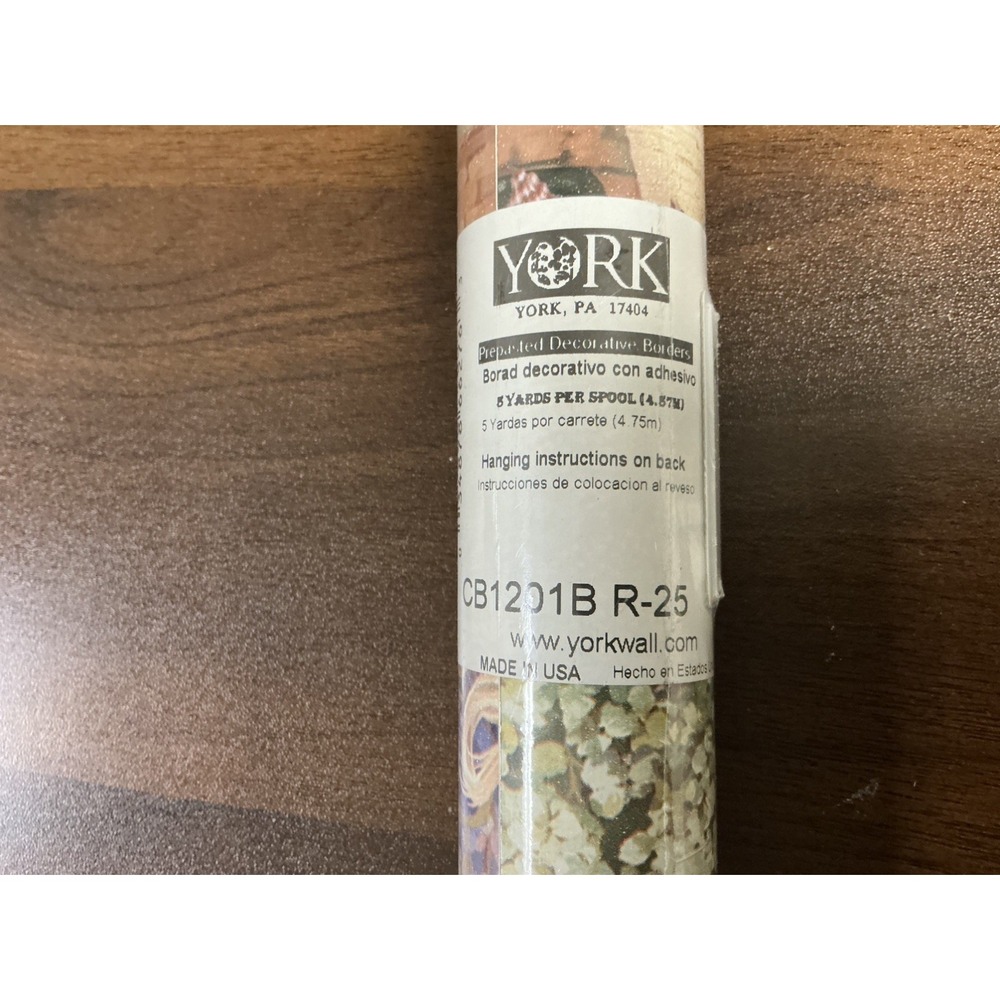 VTG York Prepasted Decorative Borders CB1201B R-25 5Yards NEW